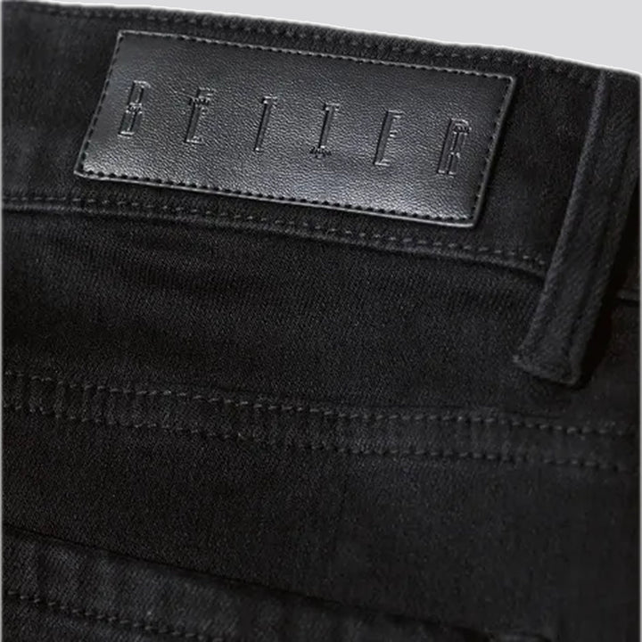 Slim fit fashionable elastic jeans for women