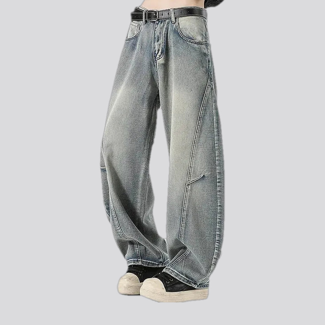 Boho panneled vintage men's jeans