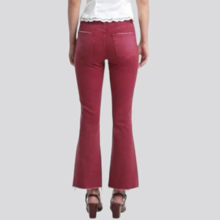 Street bordo jeans
 for women